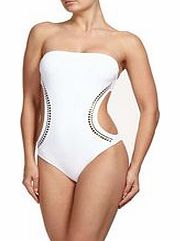 Hawaii white cut-out swimsuit