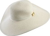 Melissa Odabash, 1295[^]279831 Jemima Hat - White and Gold