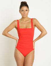 Melissa Odabash Milano Swimsuit - Red