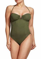Palma olive green swimsuit