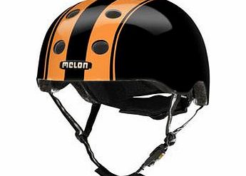 Melon-helmets Melon Helmets Double Orange/black Stripe Kids