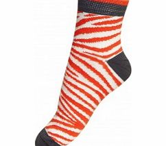 Melton Girls Zebra Stripe Socks L13/C10