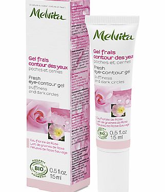 Melvita Rose Fresh Eye-Contour Gel, 15ml