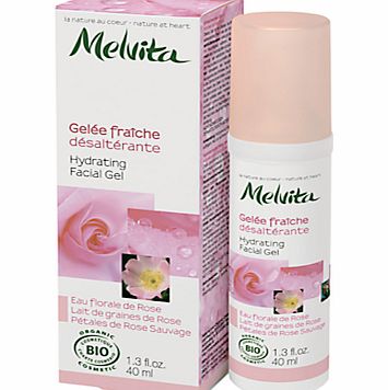 Melvita Rose Hydrating Facial Gel, 40ml