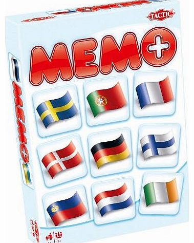Tactic Memo Flags of the World Card Game