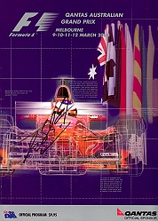 Memorabilia 2000 Australian Grand Prix Programme Signed
