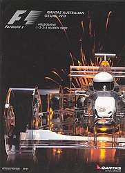 Memorabilia 2001 Australian Grand Prix Programme