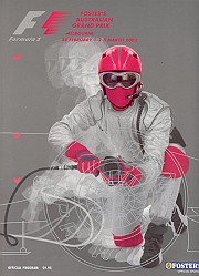 Memorabilia 2002 Australian Grand Prix Programme