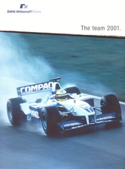 Memorabilia BMW Williams F1 Team 2001 Official Brochure
