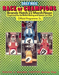 Memorabilia Brands Hatch Race of Champions Guide