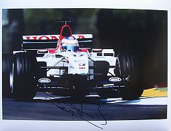 J.Button 2003 Signed BAR Photo