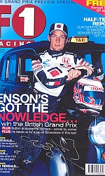 Jenson Button Signed F1 Racing Poster