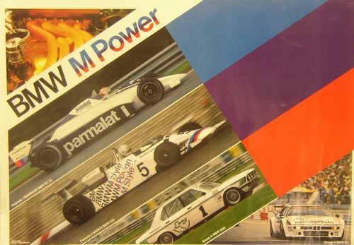 Memorabilia Posters BMW M Power F1-F2-Group A-Group 4 Poster