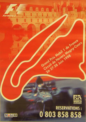 Memorabilia Posters French GP 1998Poster
