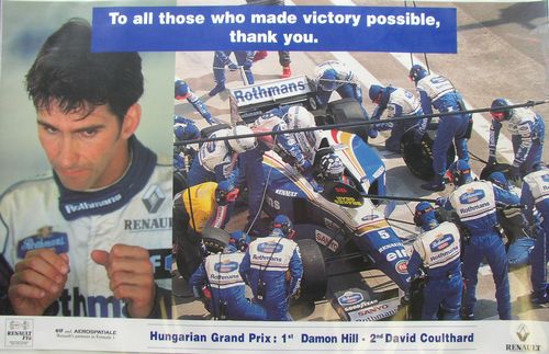 Hungry 1995 Thanks 1-2 Hill Poster