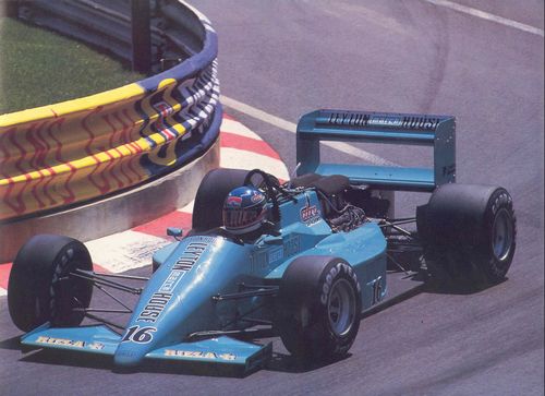 Ivan Capelli Leyton House at Monaco Poster