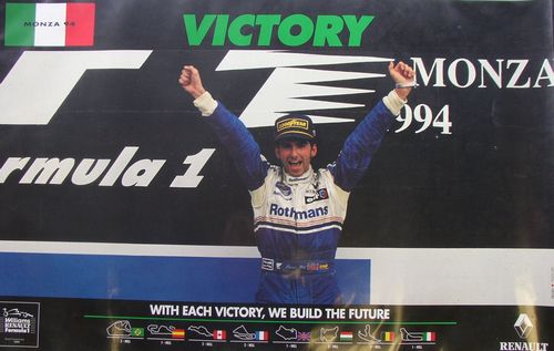 Memorabilia Posters Monza 1994 ``Victory`` Hill (Laminated) Poster