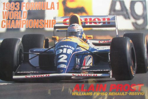 Memorabilia Posters Williams Constructors Championship 1993 Prost (Laminated) Poster