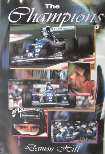 Memorabilia Posters Williams Constructors Championship 1994 Hill (Laminated) Poster