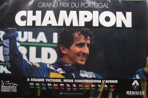 Memorabilia Posters Williams Constructors Championship Portugal (In French Laminated) Poster