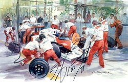 Prost Signed Postcard