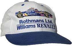 Memorabilia Williams 1997 Rothmans Cap