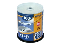 Memorex CD-R Media 80Min 700Mb 100 pack