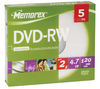 MEMOREX DVD-RW 4.7 GB (pack of 5)