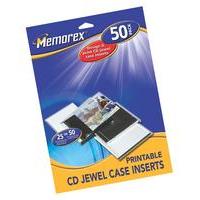 Memorex Jewel Case Inserts (50 pack)...