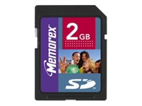 MEMOREX TravelCard - Flash memory card - 2 GB - SD Memory Card