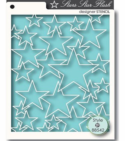 Stars Star Flash Designer Stencil - 88542