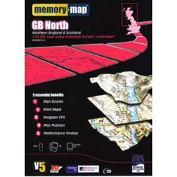 Memory-Map MEMORY MAP OS LANDRANGER GB NORTH (REGIONS 4-6)