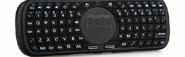 Mini 2.4G USB Wireless Keyboard Touchpad Mouse Handheld Multimedia Keys for PC Andriod TV Box Media Mini TV PC Stick HTPC Laptop Xbox 360 KP-810-09 Black