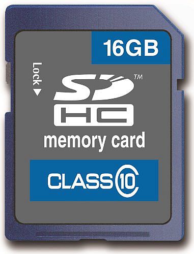 MEMZI  16GB Class 10 20MB/s SDHC Memory Card for RoadHawk, Astak or Super Legend HD Car Video Recorder Cameras