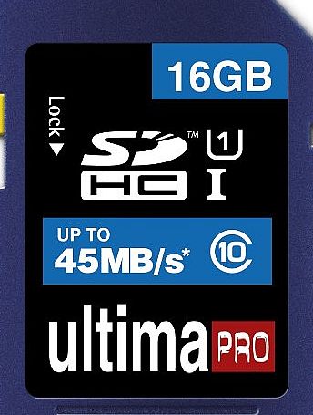MEMZI  16GB Class 10 45MB/s Ultima Pro SDHC Memory Card for RoadHawk, Astak or Super Legend HD Car Video Recorder Cameras