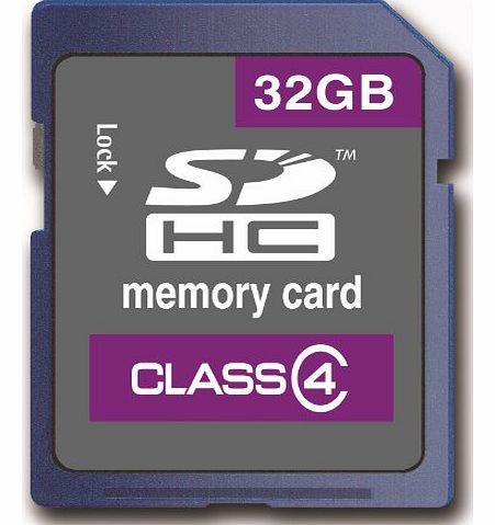  32GB Class 4 SDHC Memory Card for Polaroid Instant Print Digital Cameras