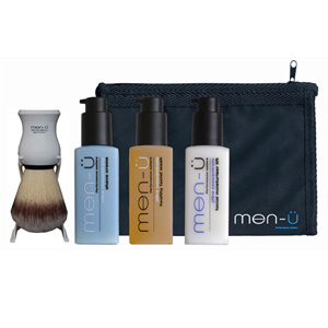 men-u Premier Shave and Face Collection - White