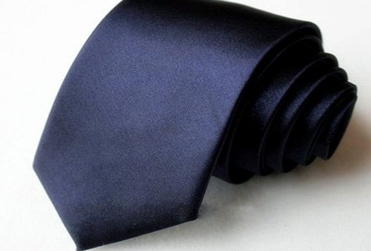 Men Womens Clothing and Accessories ILOVEDIY Navy Blue Narrow Slim Mens Ties Skinny Polyester Silk Necktie for Men