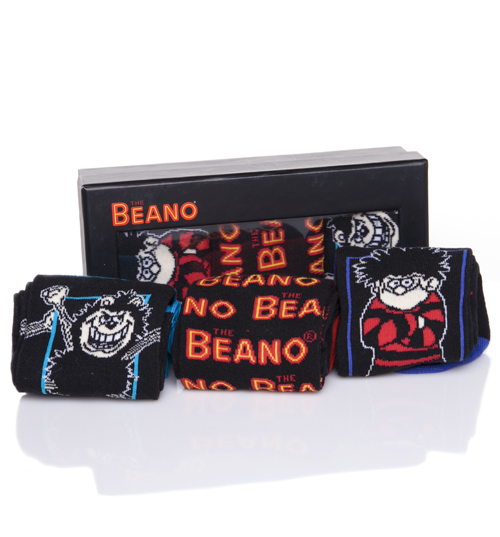 Mens 3pk Beano Socks Gift Set