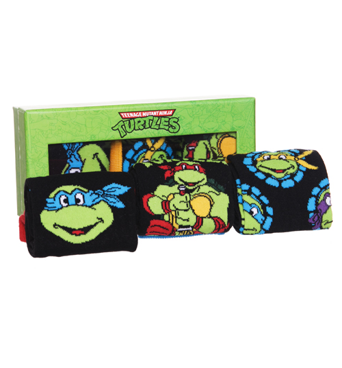 Mens 3pk Teenage Mutant Ninja Turtles Socks