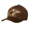 mens Alpinestars Stain Flexifit Cap. Brown