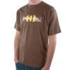 mens Animal Baranoff Crew Neck Tee. Slate Brown