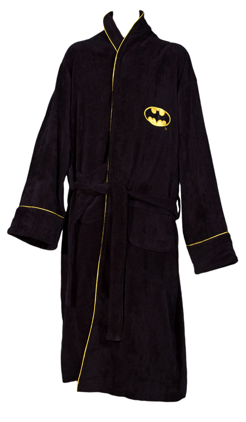 Mens Batman Emblem Bath Robe