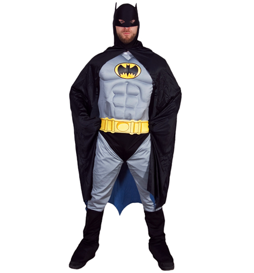 Mens Batman Fancy Dress Costume