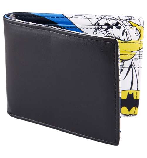 Mens Batman Inside Comic Print Wallet