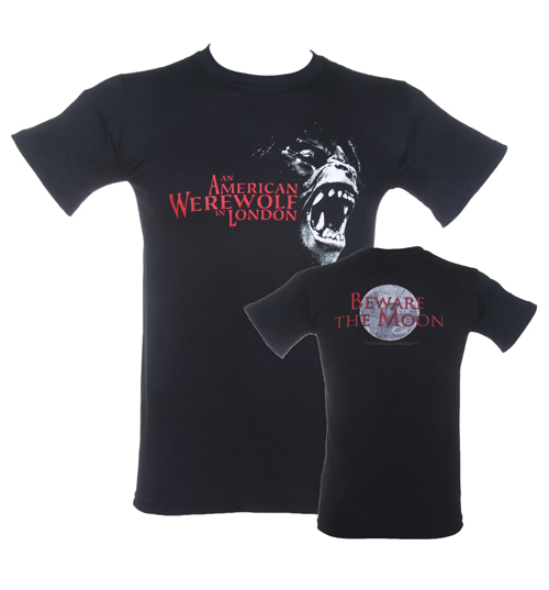 Mens Black American Werewolf In London