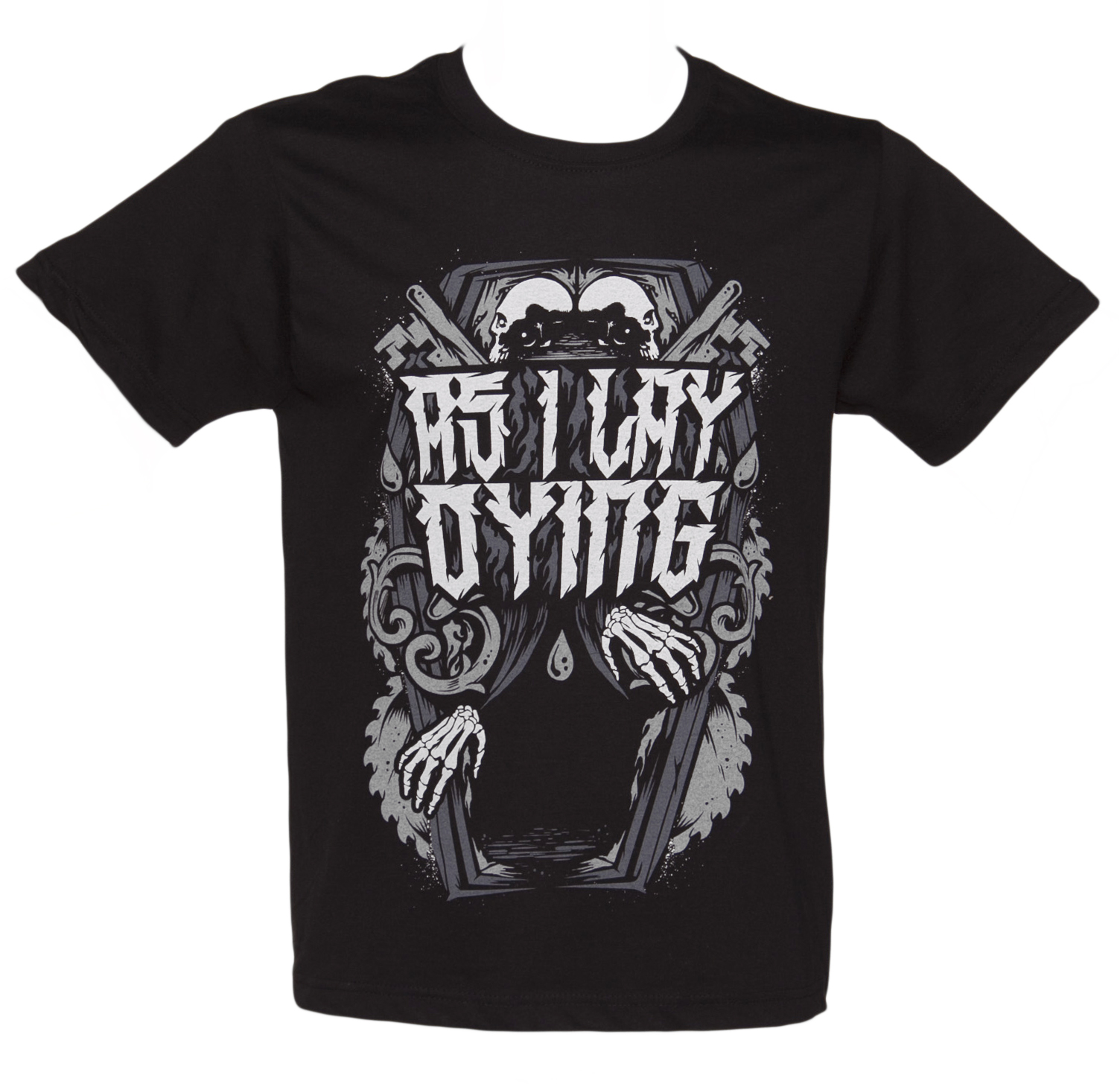 Mens Black As I Lay Dying Key To The Heart
