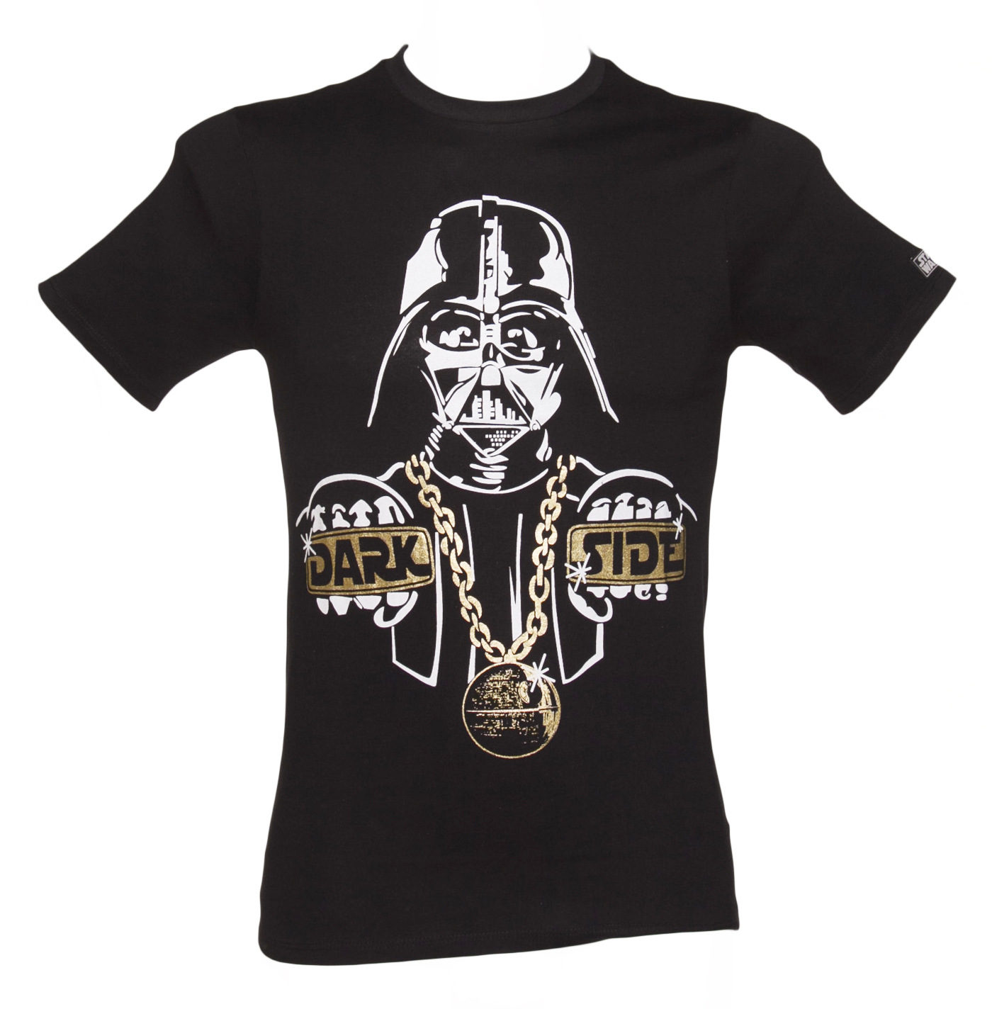 Mens Black Dark Side Darth Vader T-Shirt