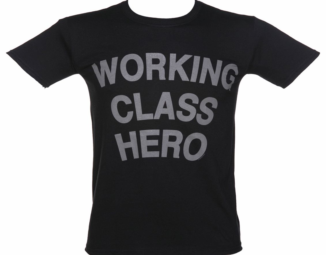 Black John Lennon Working Class Hero T-Shirt