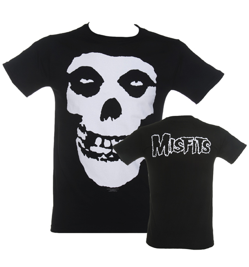 Black Misfits Skull T-Shirt